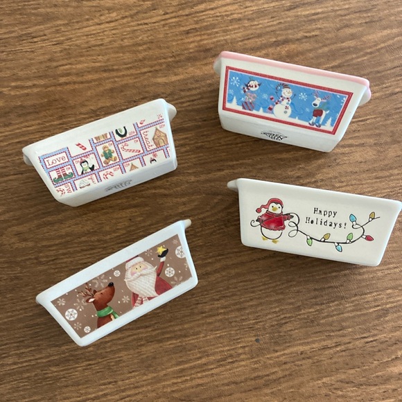 NANTUCKET CHRISTMAS MINI LOAF PANS /SET OF 4 - Picture 1 of 9